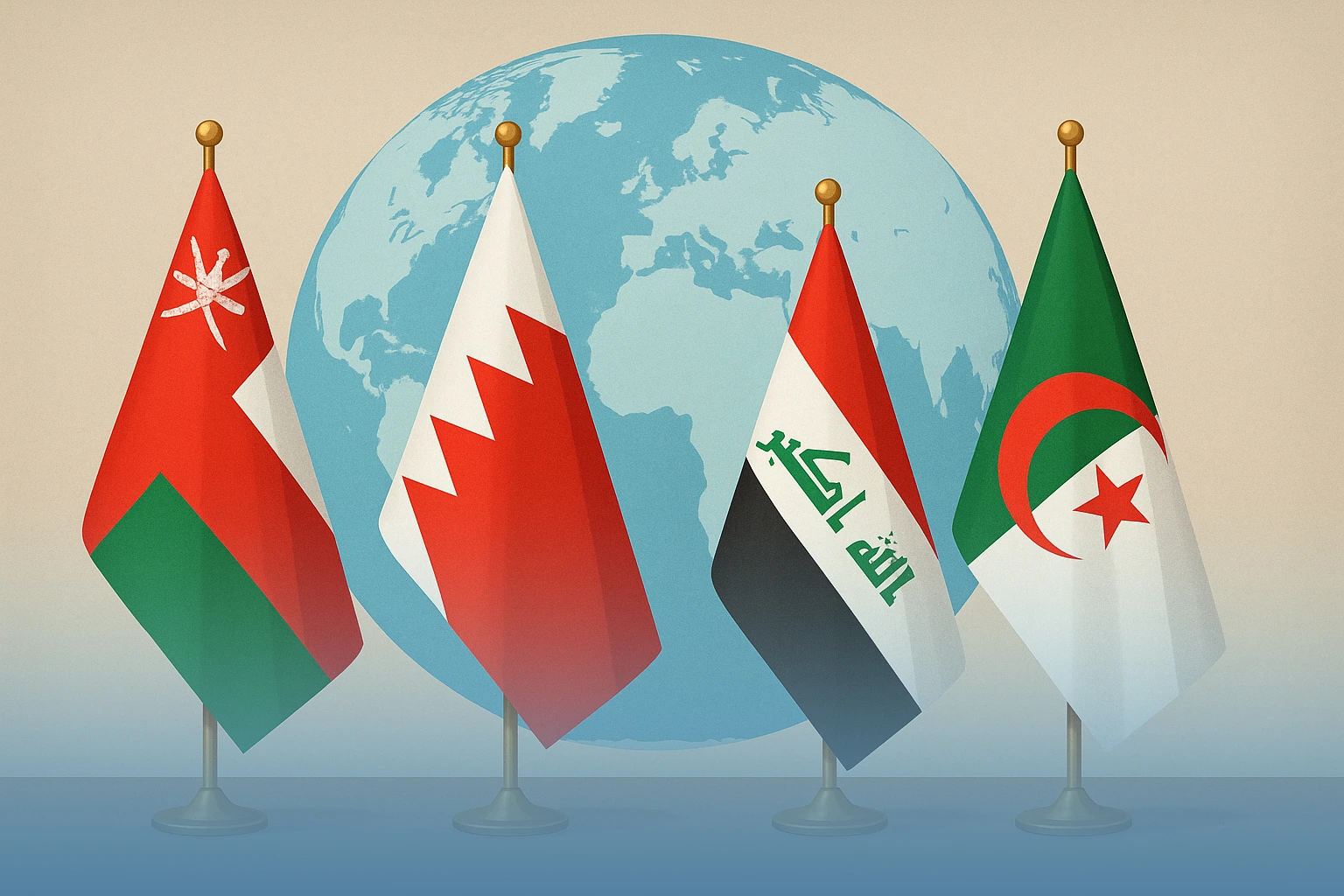 Image of The Minister of Transport, Communications, and Information Technology Meets His Counterparts from Bahrain, Iraq, and Algeria